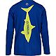 Magellan Outdoors Boys' FishGear Casting Crew Fish Print Long Sleeve T-shirt                                                     - view number 2