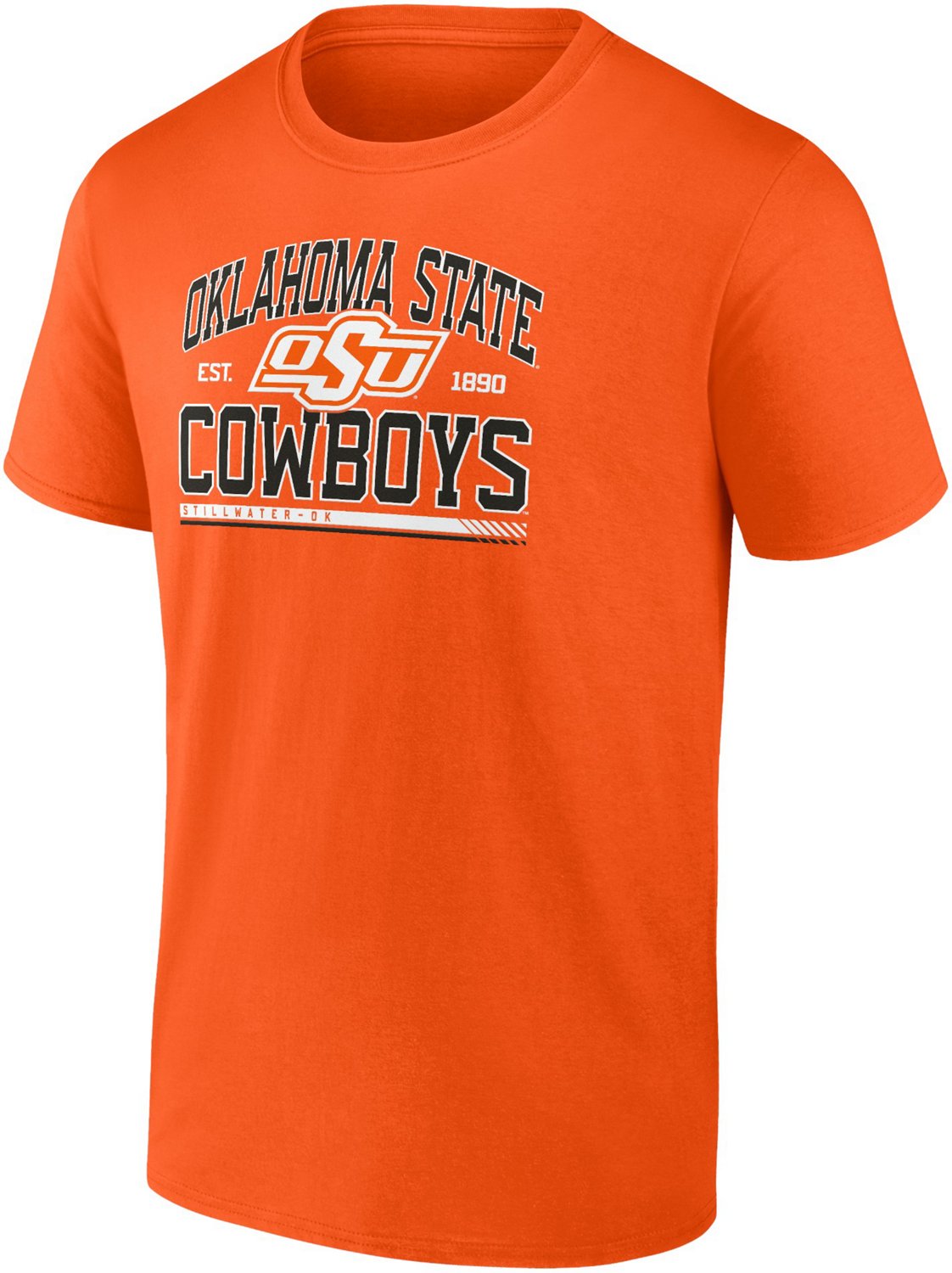 Fanatics Men's Oklahoma State University Fundamentals Modern Stack T-shirt