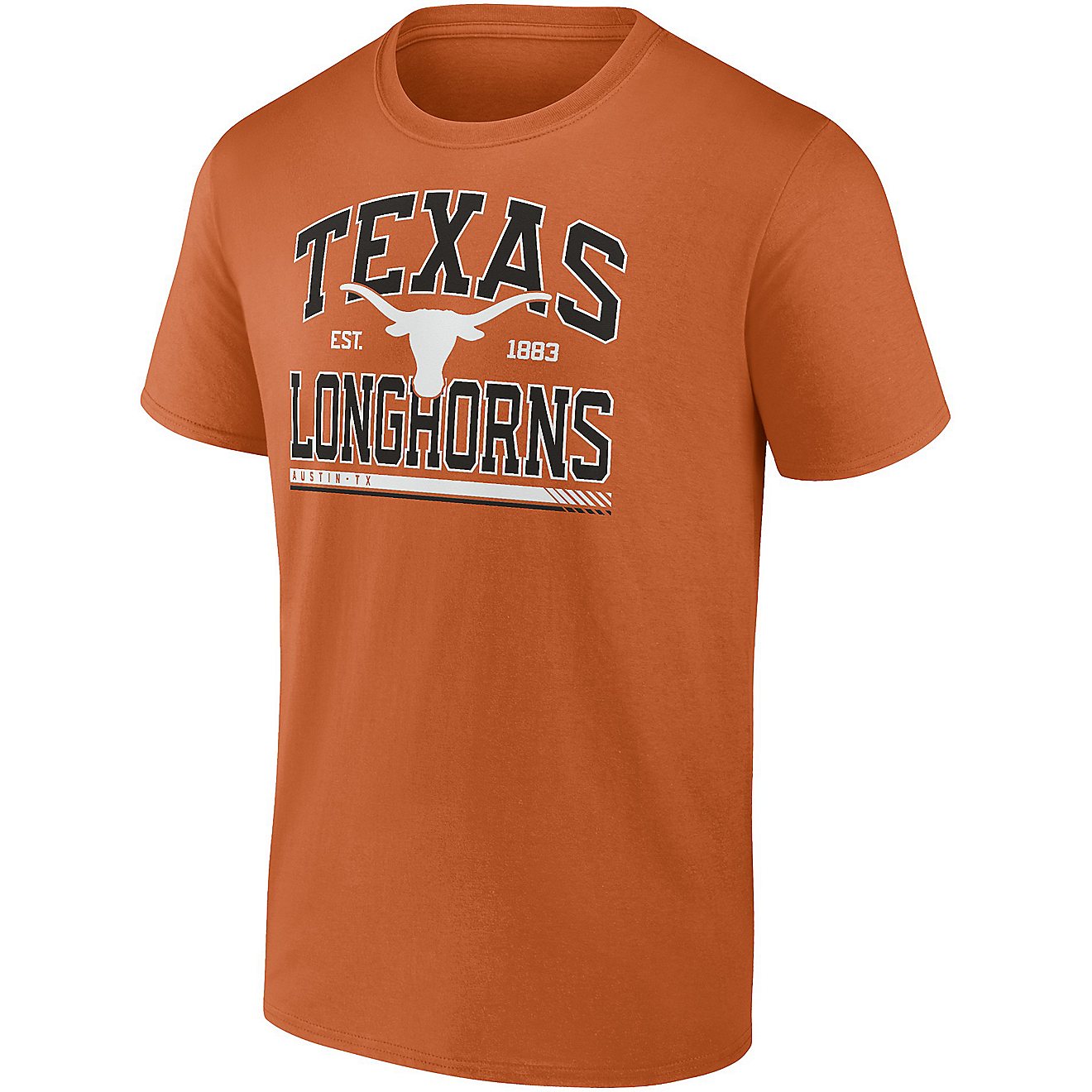 Fanatics Men's University of Texas Fundamentals Modern Stack T-shirt ...