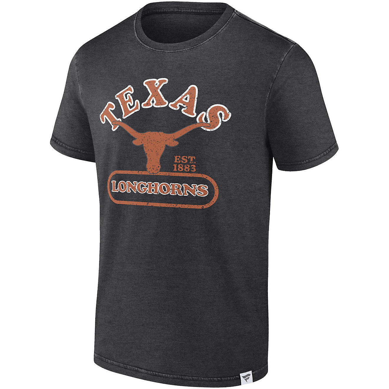 Fanatics Men's University of Texas Heritage Snow Washed Biblend T-shirt                                                          - view number 1