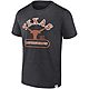 Fanatics Men's University of Texas Heritage Snow Washed Biblend T-shirt                                                          - view number 1 selected