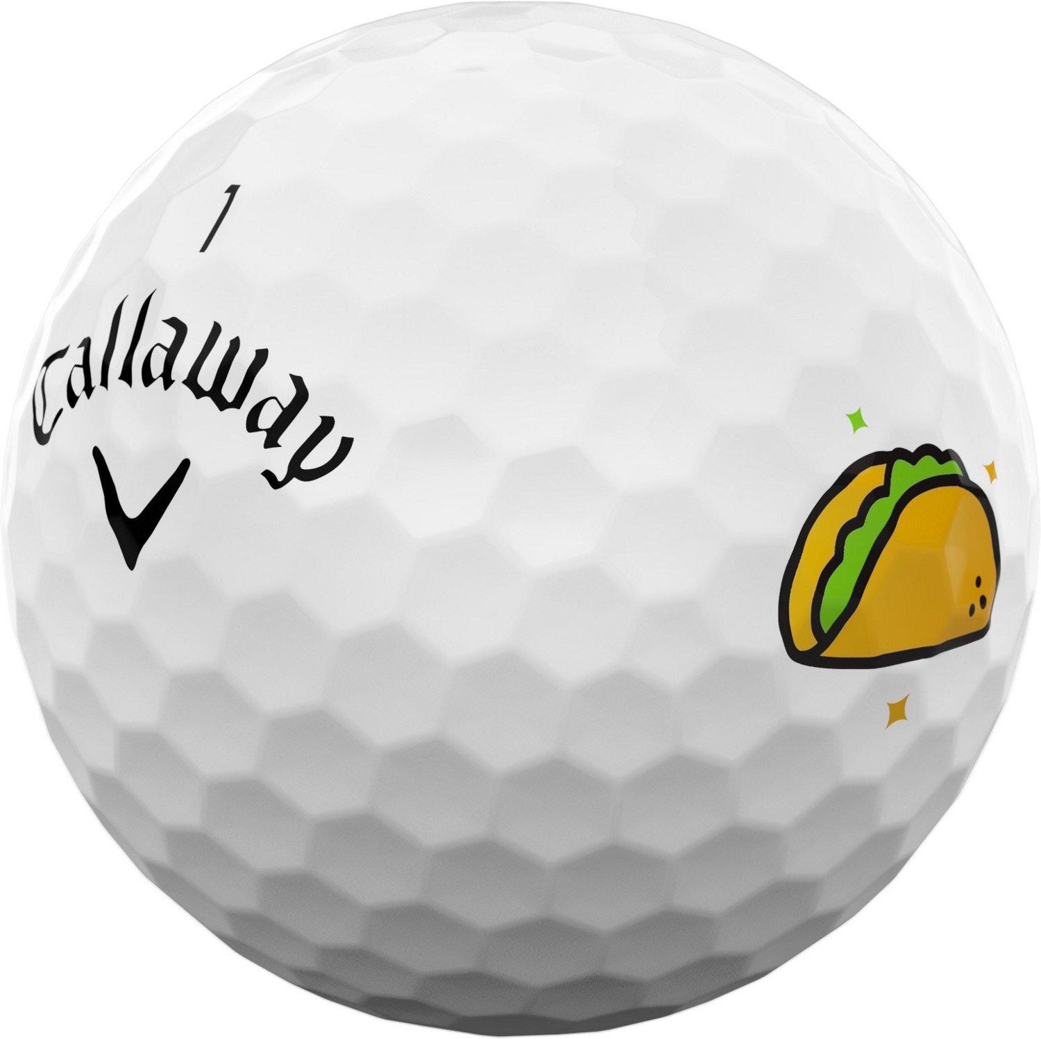 Callaway 2024 Supersoft Taco Golf Ball 12Pack Academy