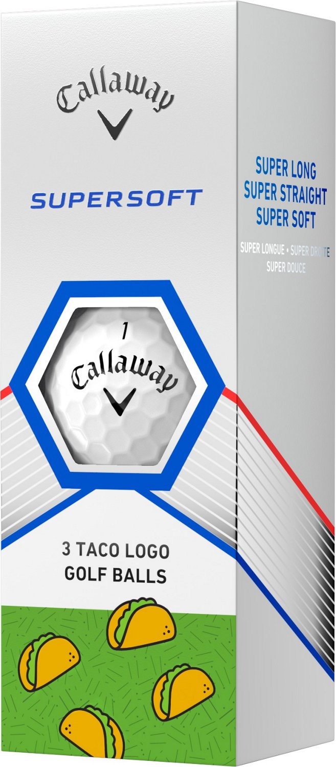 Callaway 2024 Supersoft Taco Golf Ball 12Pack Academy