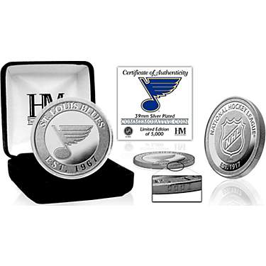 The Highland Mint St. Louis Blues Silver Mint Coin                                                                              
