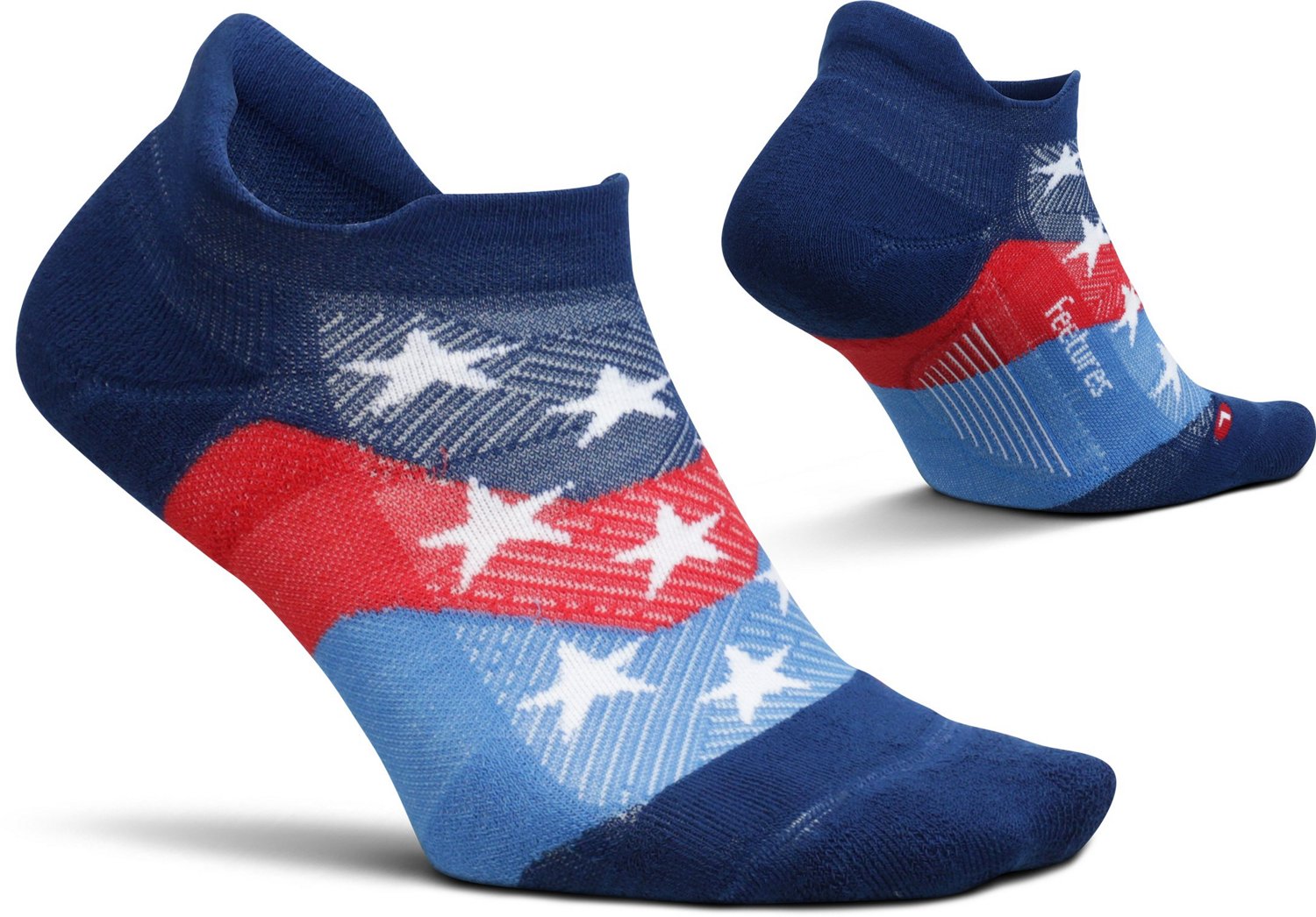 Feetures Elite Max Cushion No Show Tab 2023 USA Socks Academy