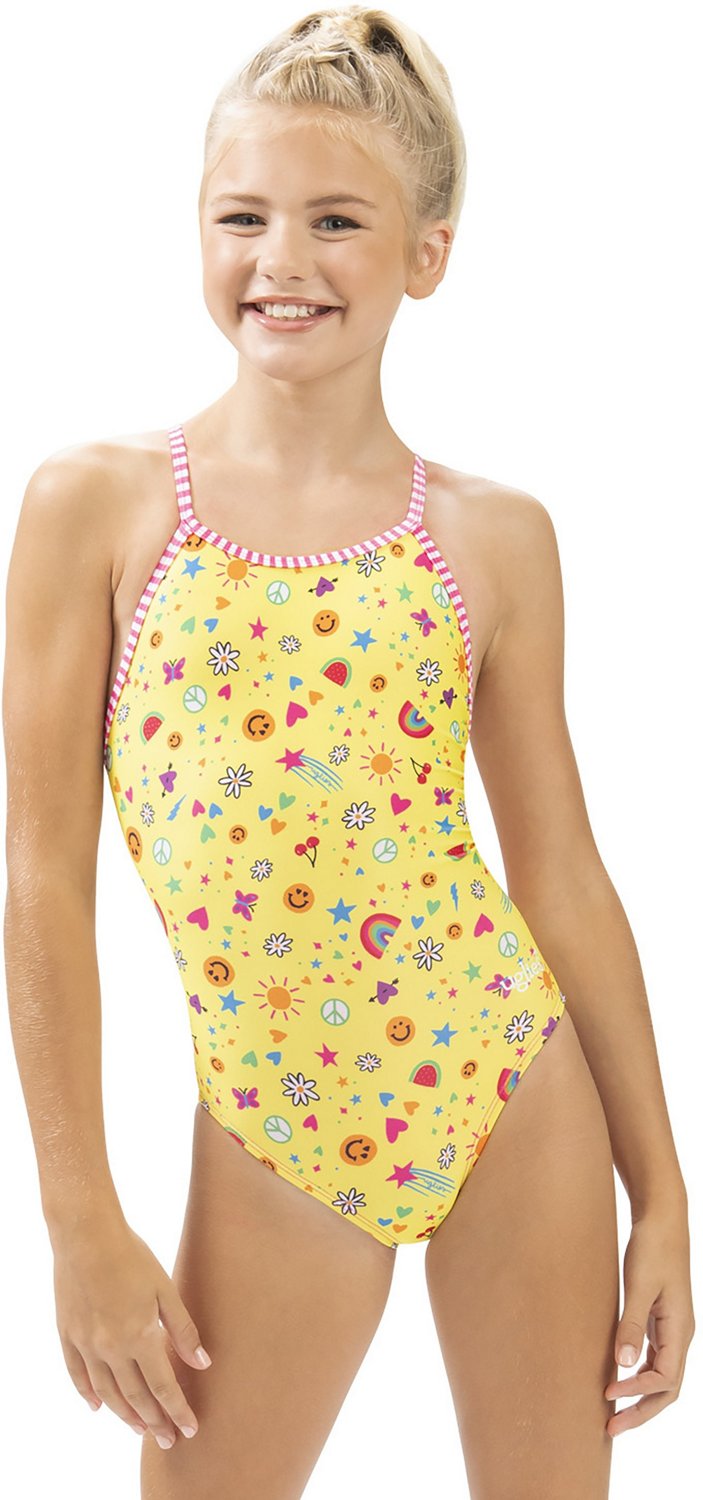 Dolfin Girls Uglies Keyhole 1 Piece Swimsuit Academy