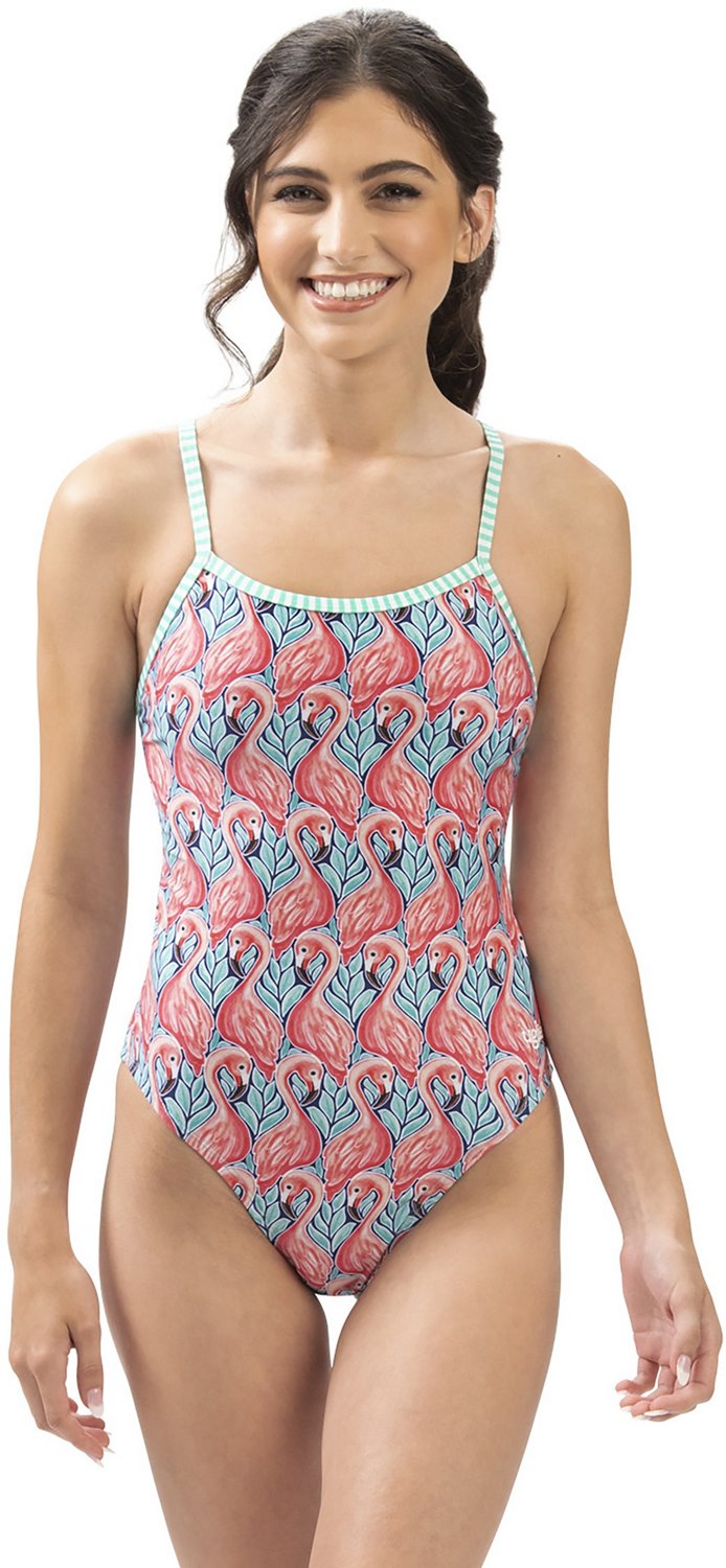 Dolfin Women's Uglies Print String Back 1-Piece Swimsuit