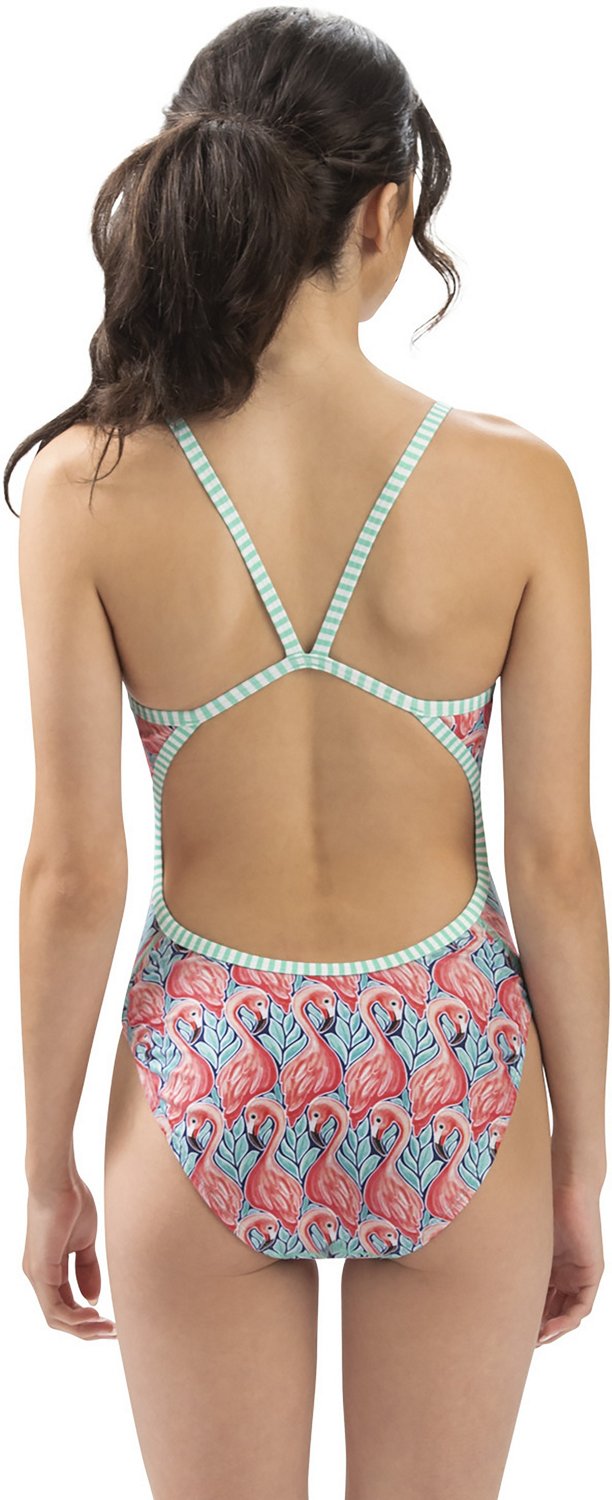 Dolfin Women's Uglies Print String Back 1-Piece Swimsuit