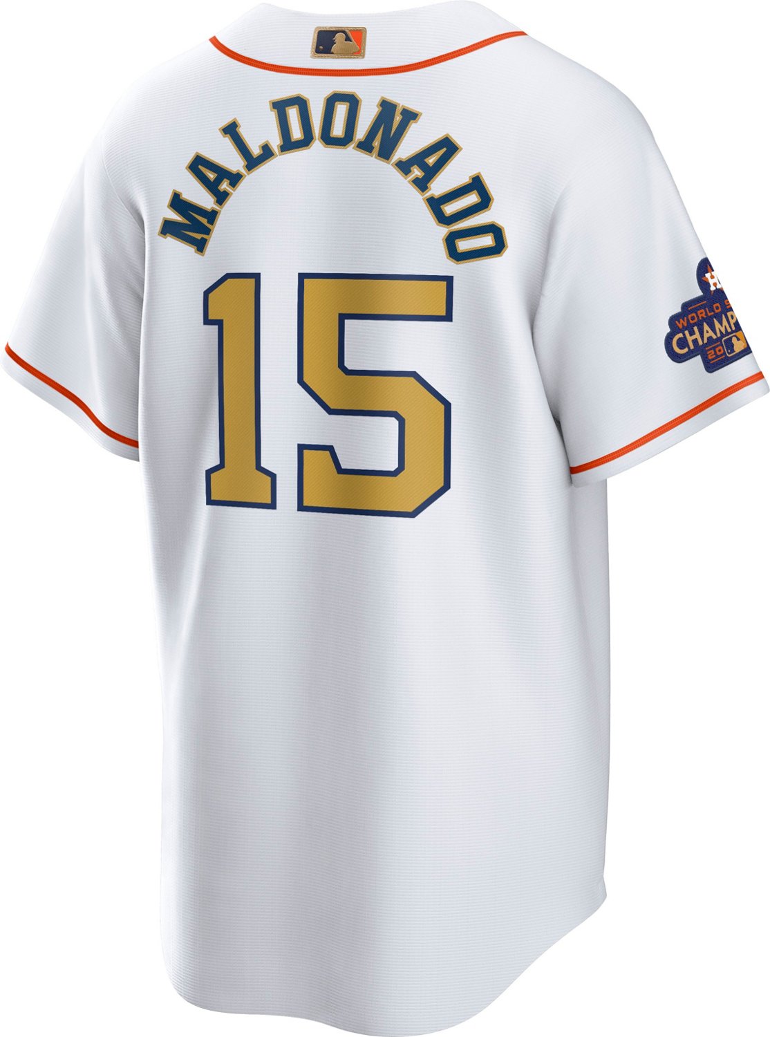 Martin Maldonado Game-Used Gold Jersey