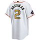 Nike Men's Houston Astros Bregman Gold Replica Jersey                                                                            - view number 1 selected