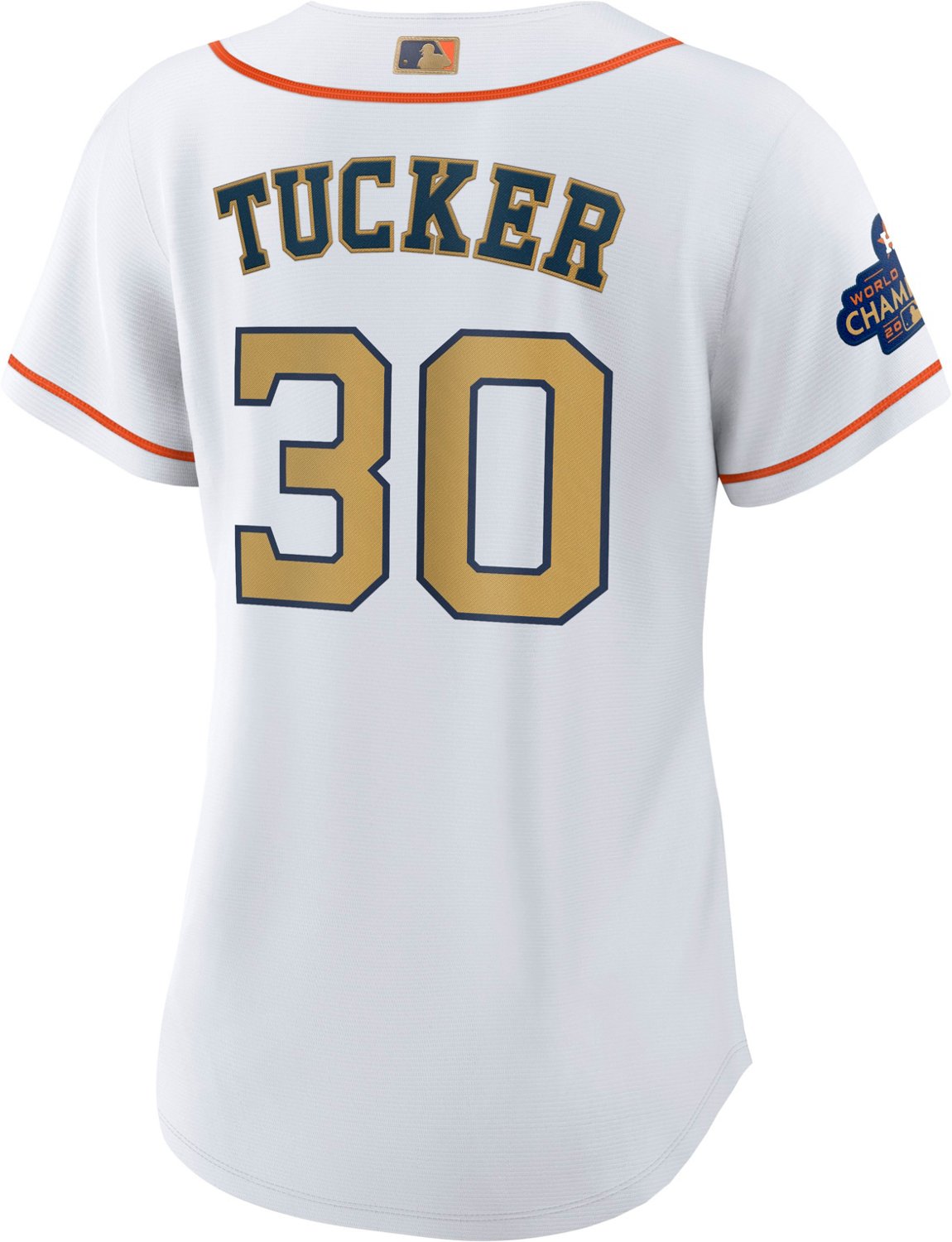 Houston Astros Nike Youth 2023 Gold Collection Replica Jersey - White/Gold