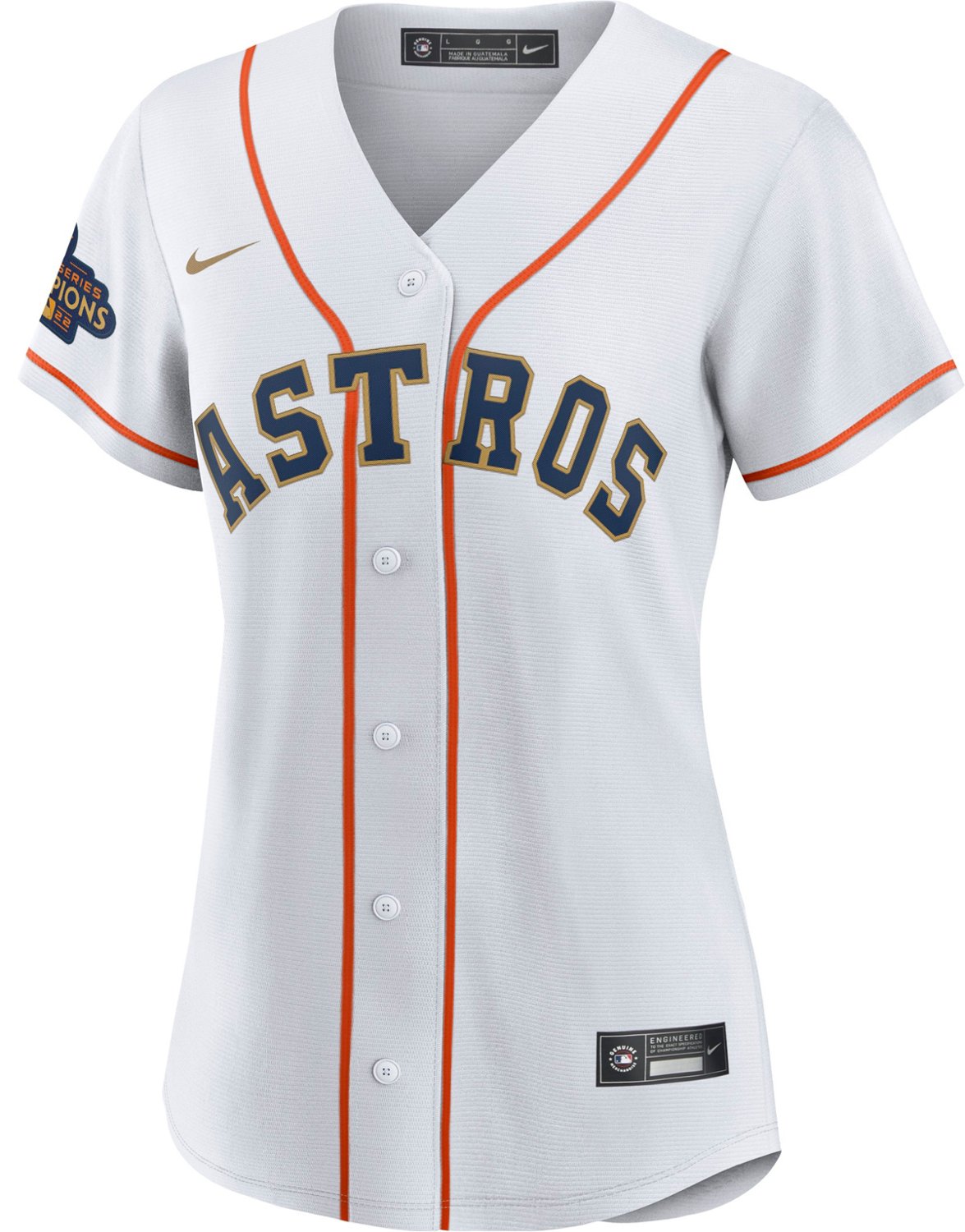 Nike Kyle Tucker Houston Astros Youth White/Gold 2023 Gold Collection  Replica Player Jersey