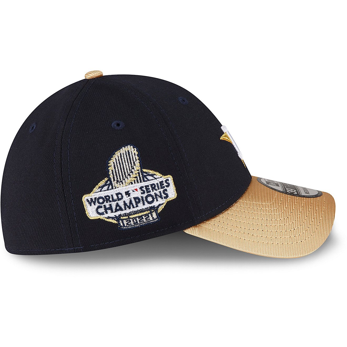 New Era Adults' Houston Astros 39THIRTY WS Champs Gold Collection Cap                                                            - view number 4
