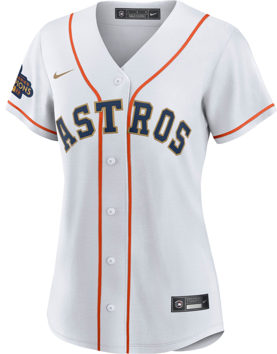 Nike Men's Houston Astros Alvarez Gold Replica Jersey