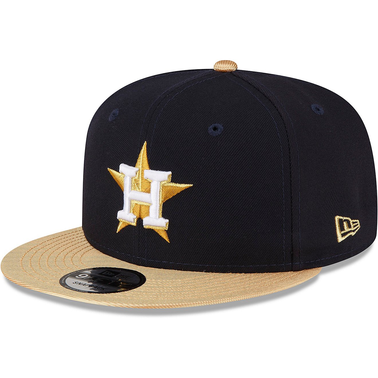 New Era Adults' Houston Astros 9FIFTY WS Champs Gold Collection Cap                                                              - view number 1