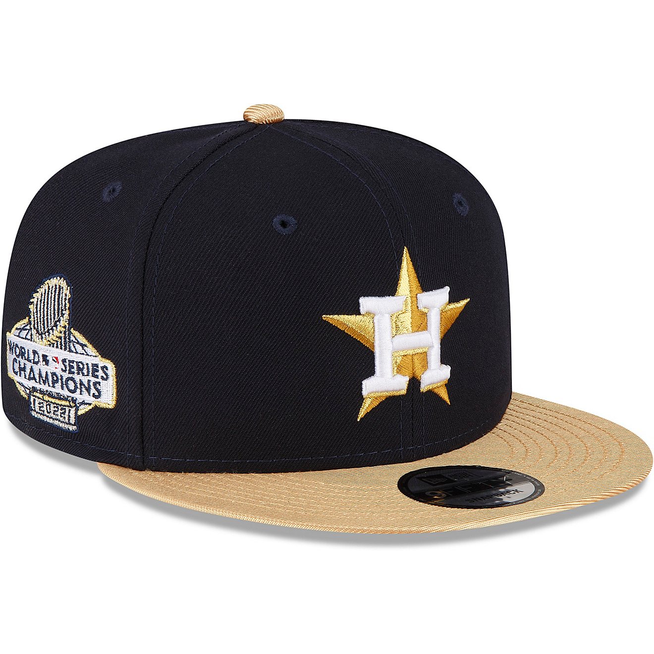 New Era Adults' Houston Astros 9FIFTY WS Champs Gold Collection Cap                                                              - view number 3