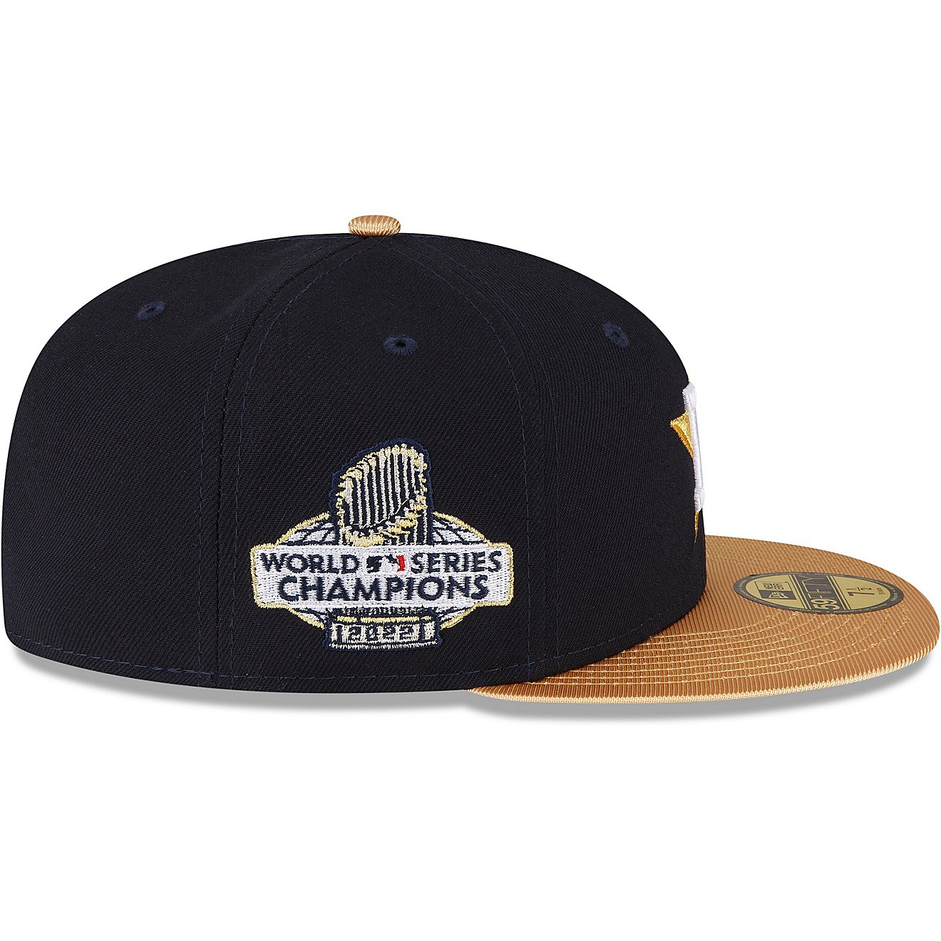 New Era Adults' Houston Astros 59FIFTY WS Champs Gold Collection Cap                                                             - view number 4