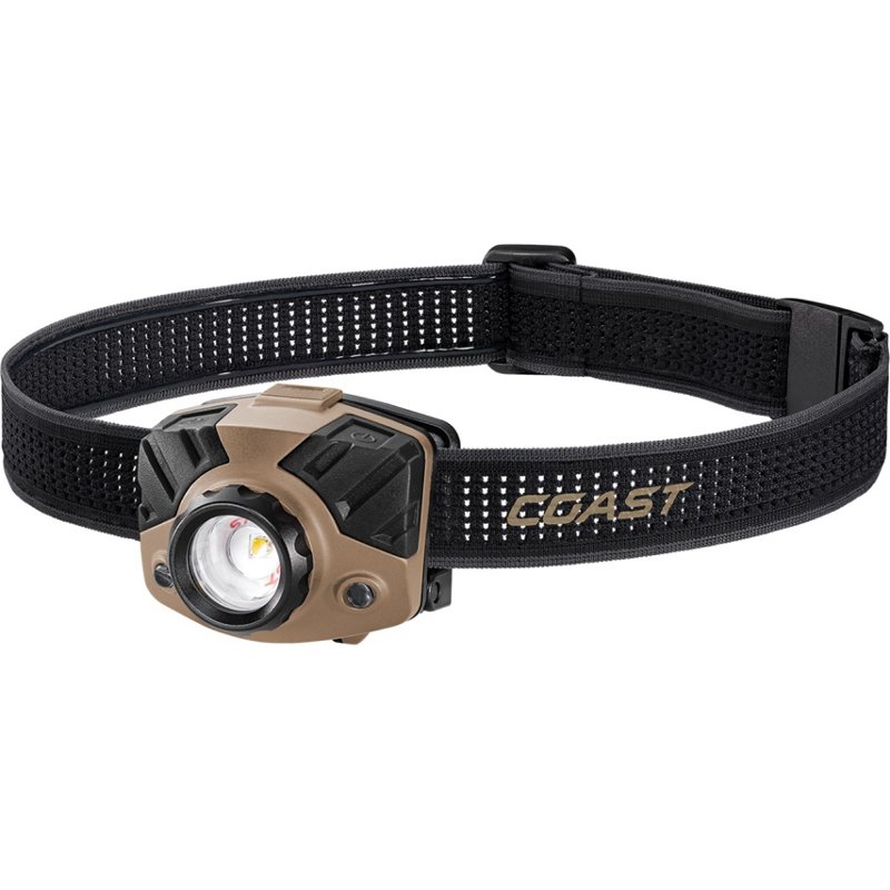 Coast FL78 Tri-Color Dual Power Headlamp Flat Dark Earth - Flashlights at Academy Sports