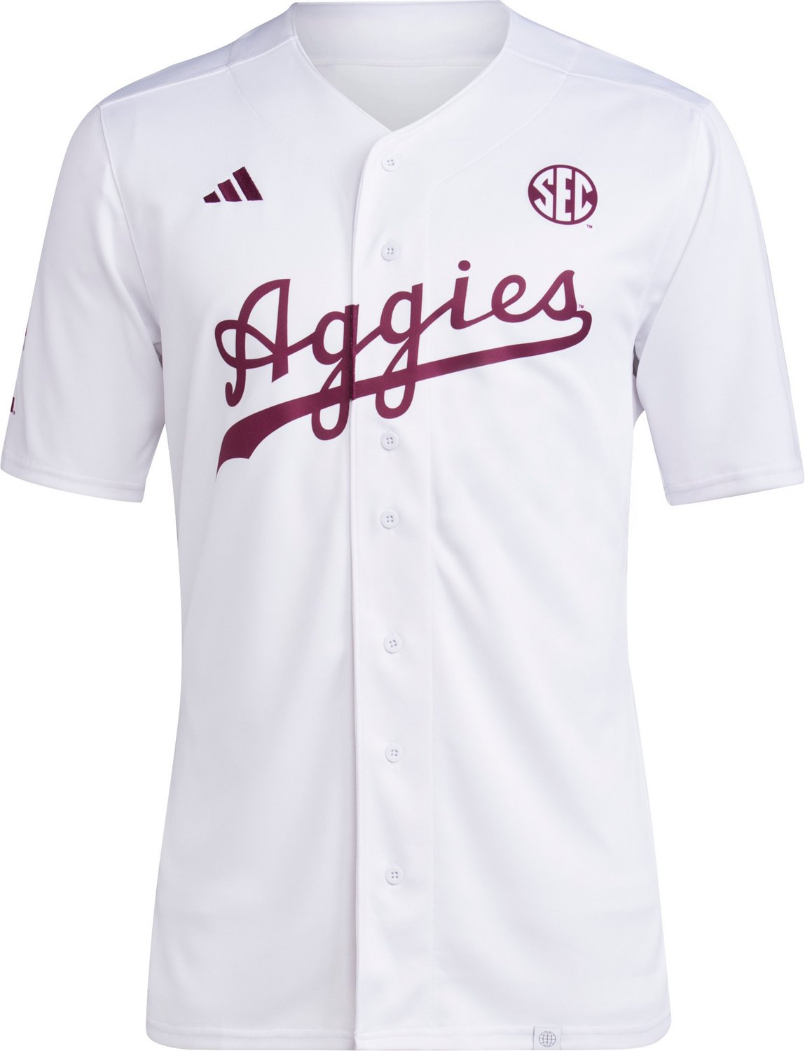 adidas Men's Texas A&M University Replica Basketball Jersey Academy