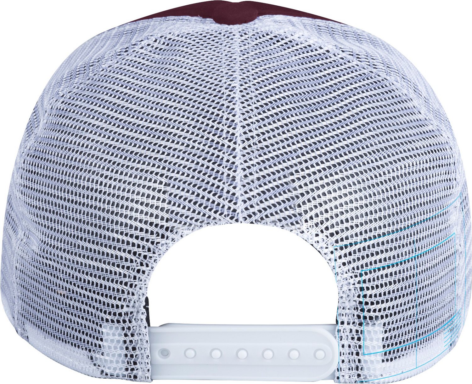 adidas Men's Mississippi State University Foam Trucker Cap - view number 2