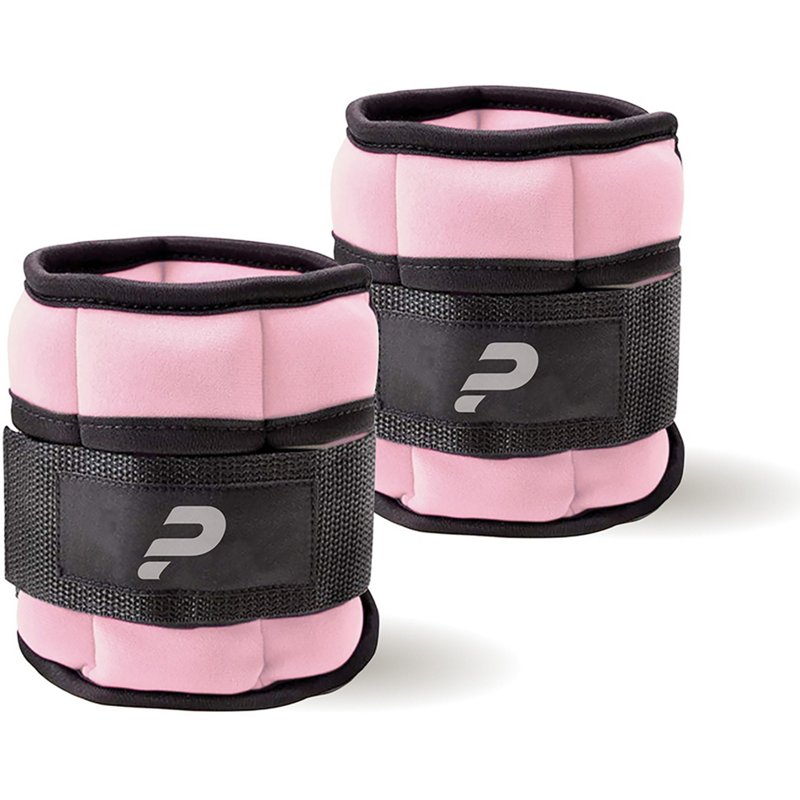 Power WearHouse 2lb Power Weighted Ankle Weights Pink - Hand Exer. Equip. at Academy Sports