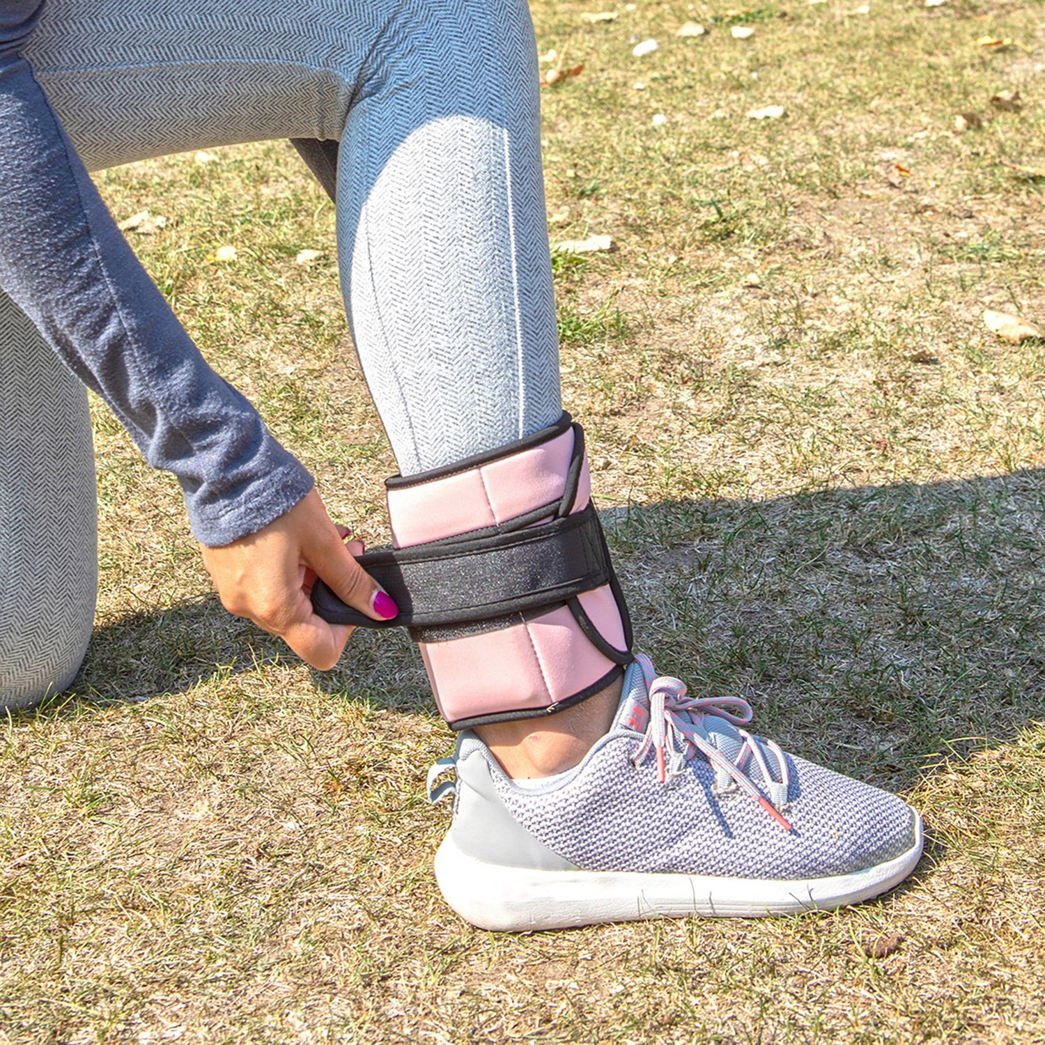 Power WearHouse 5lb Power Weighted Ankle Weights                                                                                 - view number 4