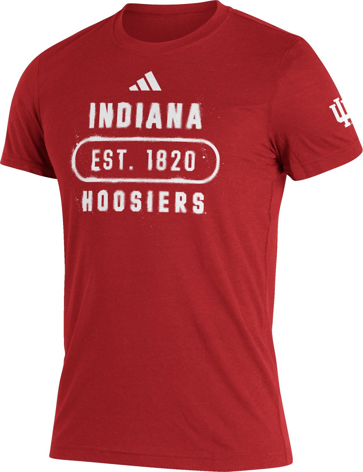adidas Men's Indiana University Middle Pill Graphic T-shirt