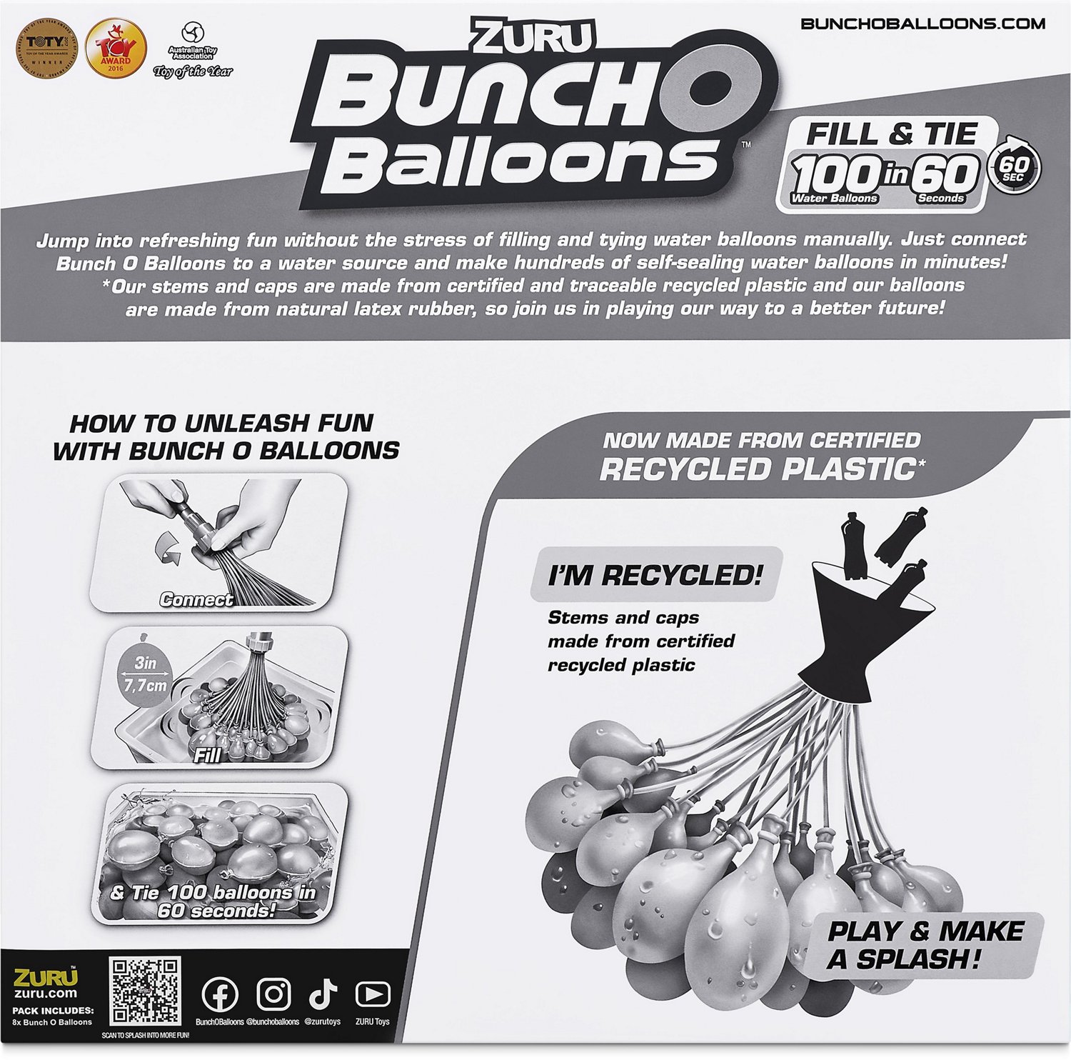 ZURU Bunch O Balloons Tropical Party 265+ Water Balloons 8-Pack                                                                  - view number 6