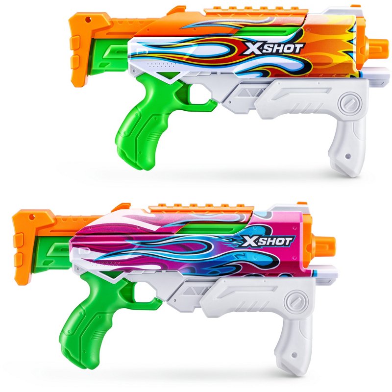 ZURU X-Shot Fast-Fill Hyperload Water Blaster 2-Pack - Pool Games And Toys at Academy Sports