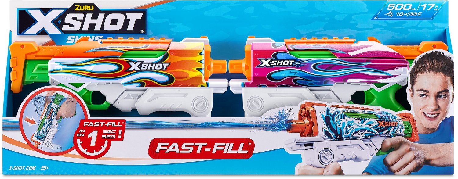 ZURU X-Shot Fast-Fill Hyperload Water Blaster 2-Pack                                                                             - view number 3