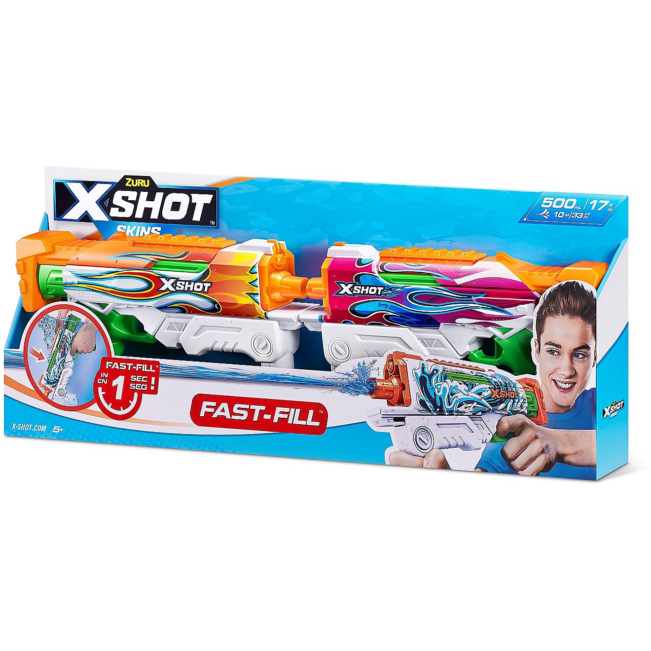 ZURU X-Shot Fast-Fill Hyperload Water Blaster 2-Pack                                                                             - view number 4