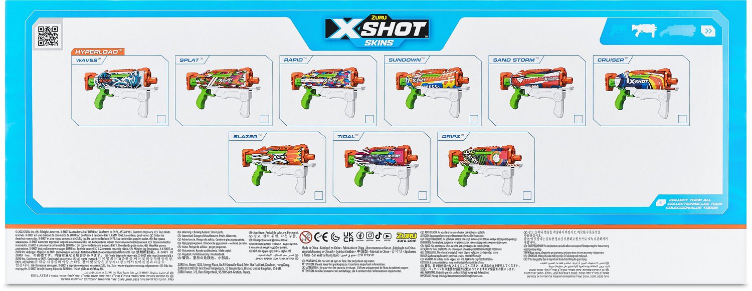 ZURU X-Shot Fast-Fill Hyperload Water Blaster 2-Pack                                                                             - view number 5
