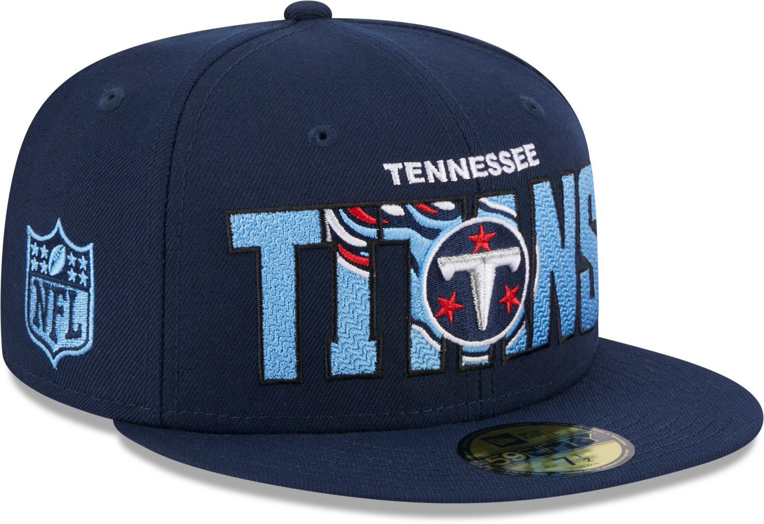 New Era Men's Tennessee Titans 2023 NFL Draft 59FIFTY Cap - view number 3