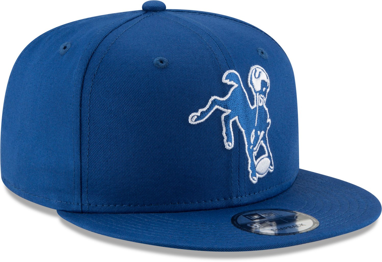 New Era Men's Indianapolis Colts Historic Team Basic Snap 9FIFTY Cap