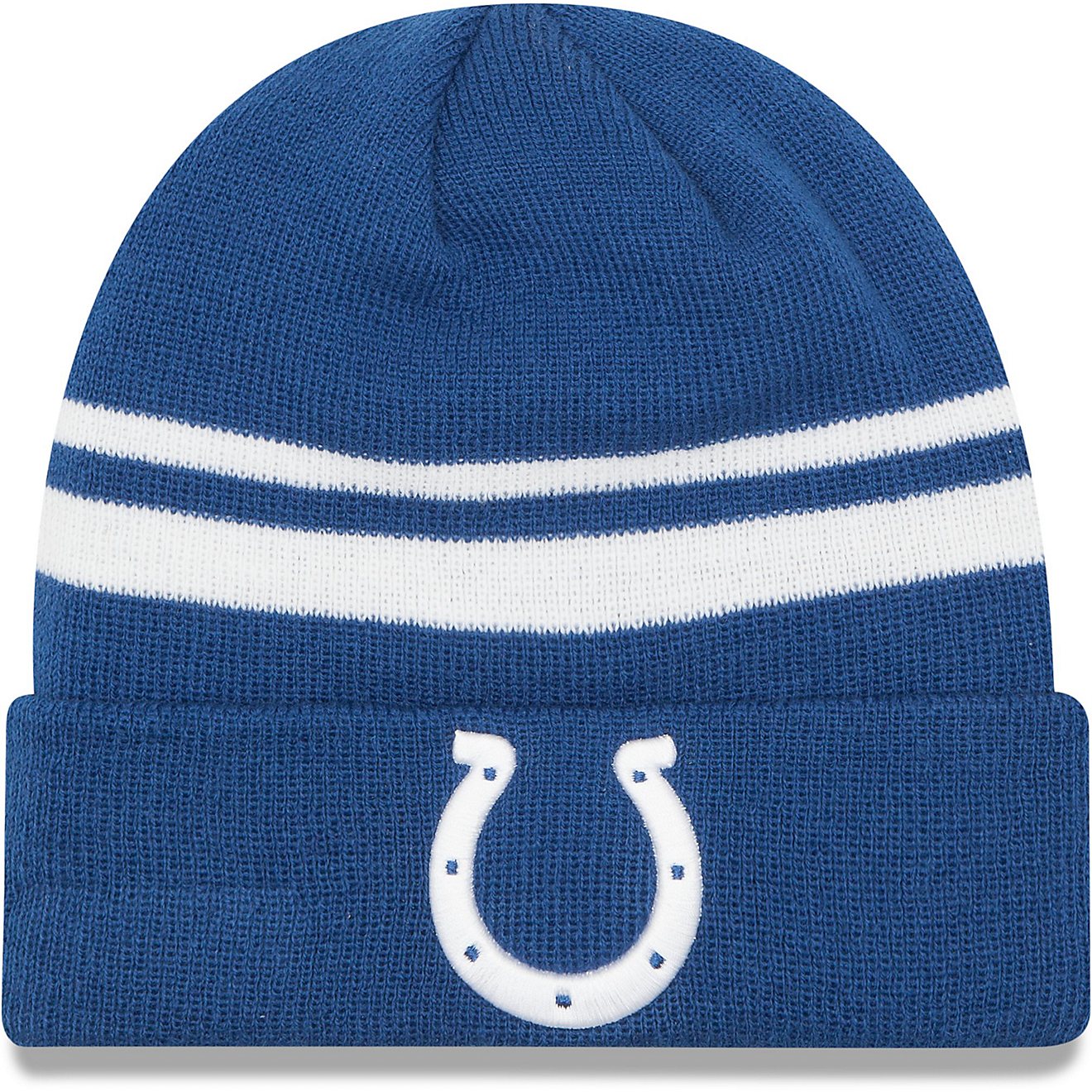 New Era Men's Indianapolis Colts Team Cuff Knit Beanie                                                                           - view number 1