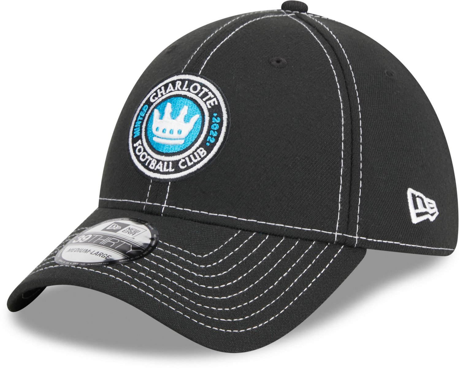 New Era Men's Charlotte FC Classic 39THIRTY Cap - view number 1