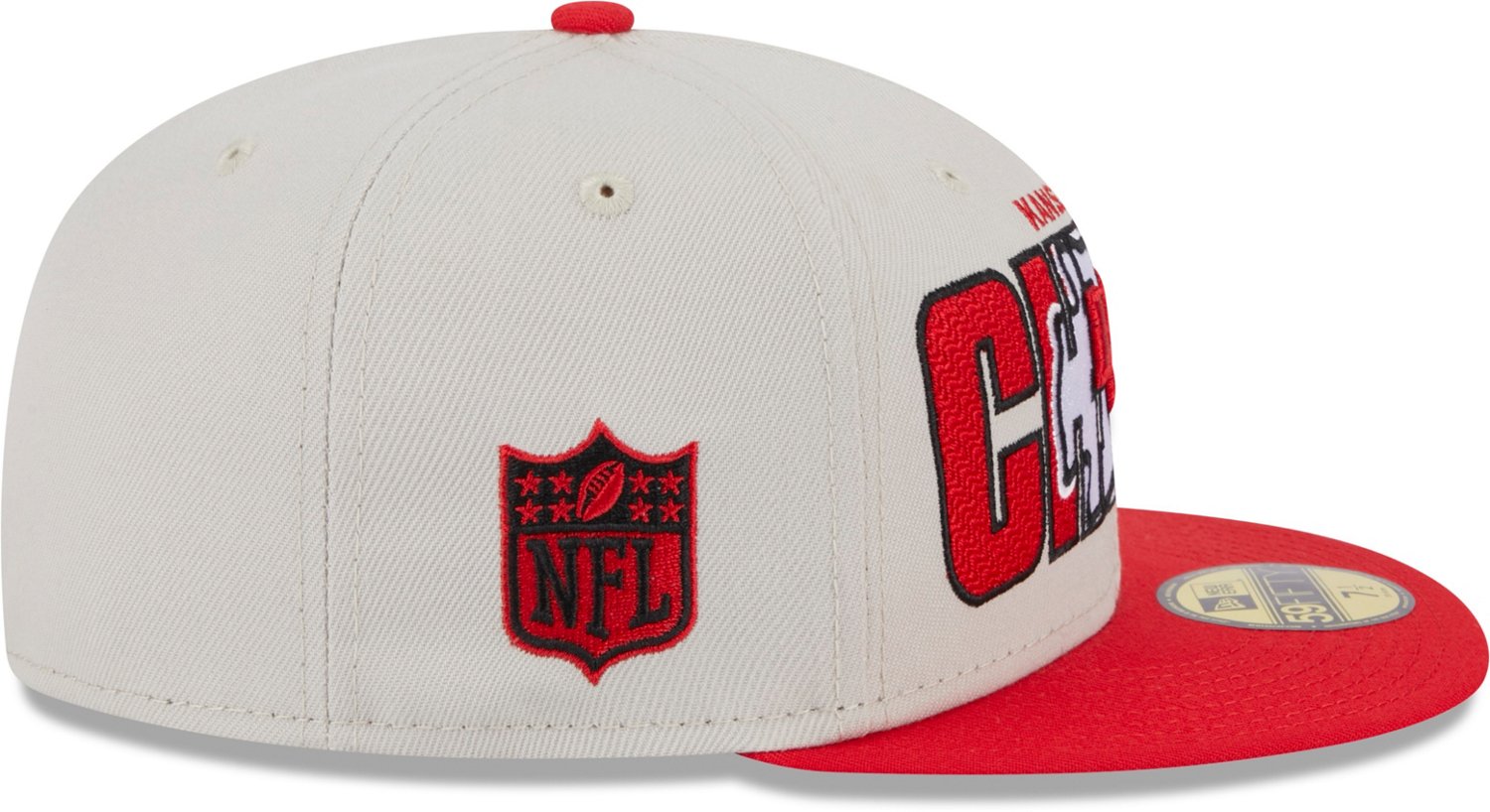 Men's New Era Red Kansas City Chiefs 2023 NFL Draft 59FIFTY Fitted Hat