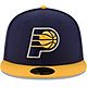 New Era Men's Indiana Pacers Basic Fitted 2-Tone 59FIFTY Cap                                                                     - view number 2