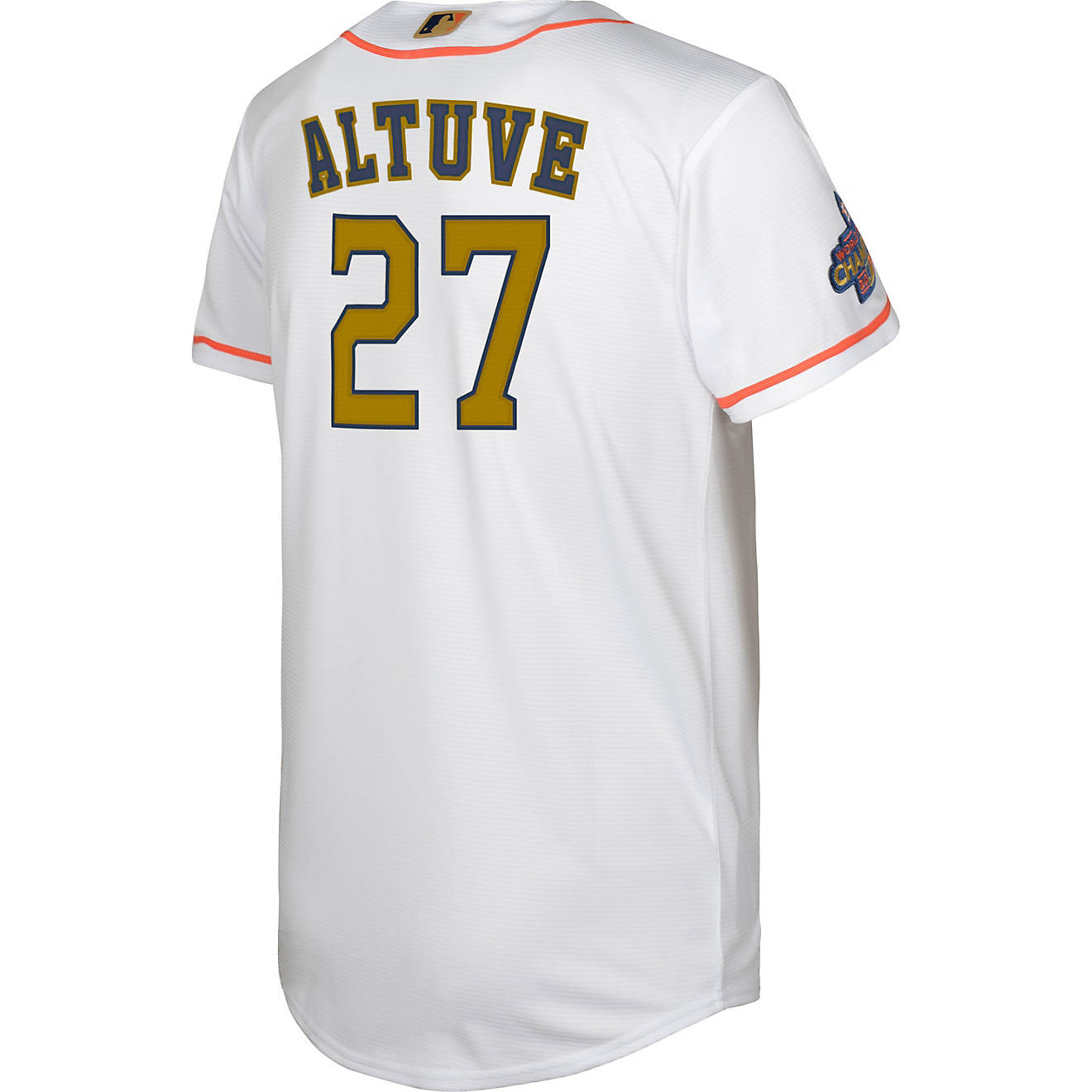 Nike Youth Houston Astros Gold Jose Altuve Replica Jersey                                                                        - view number 1