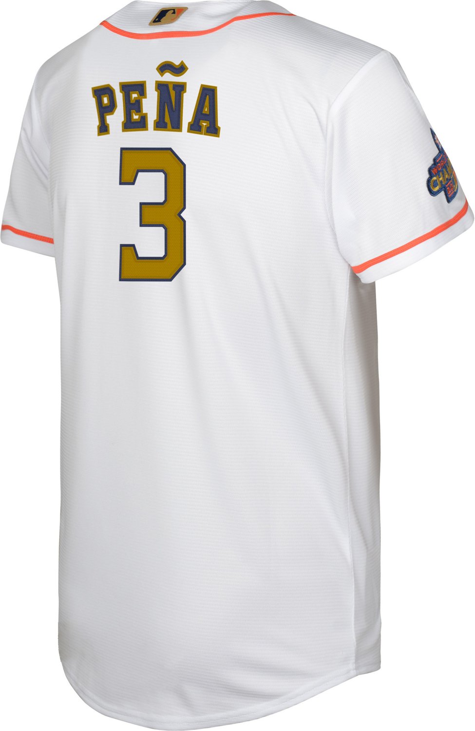 Nike Youth Houston Astros Gold Jeremy Pena Replica Jersey