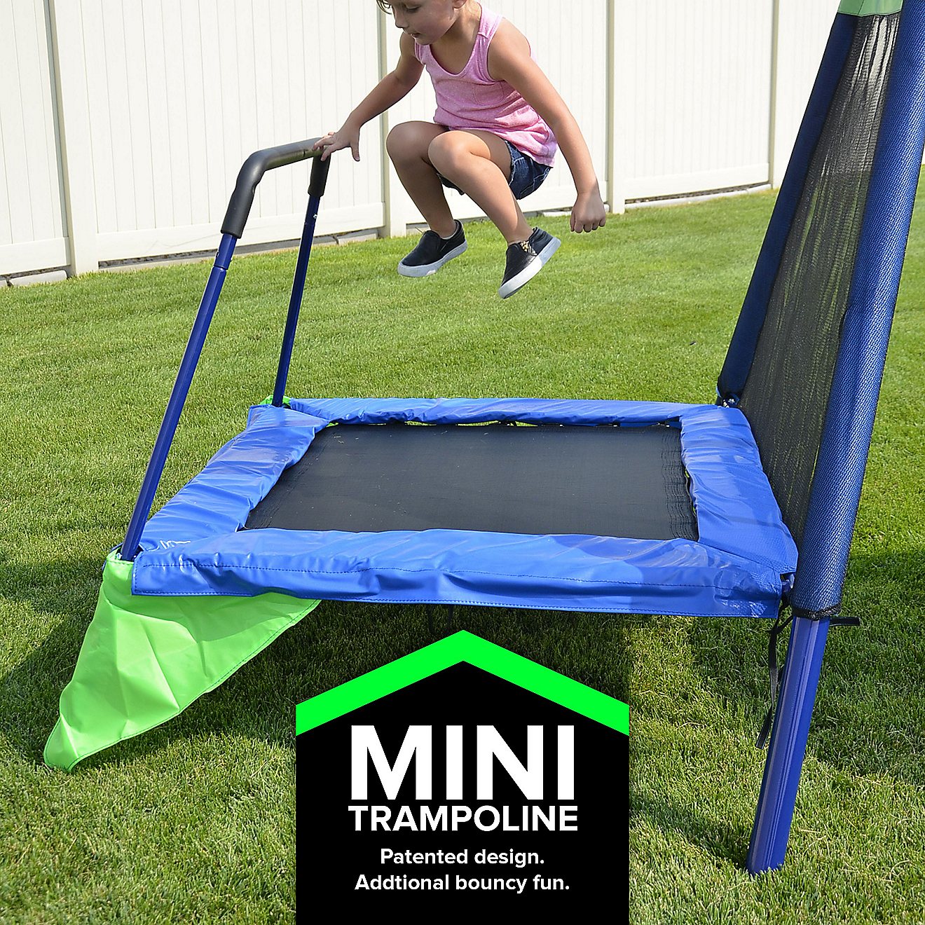 Sportspower Mountain View Metal Slide, Swing and Trampoline Set                                                                  - view number 7