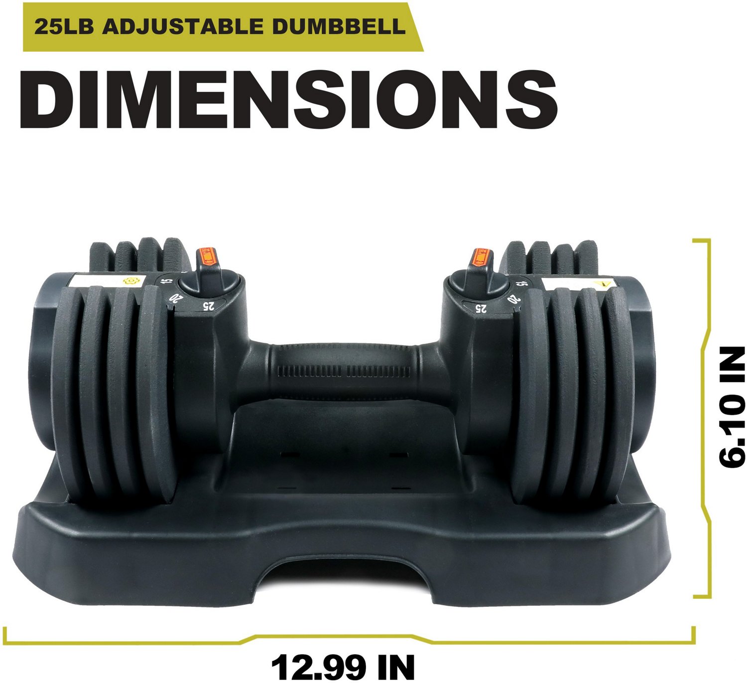 Academy dumbbells outlet 25 lbs