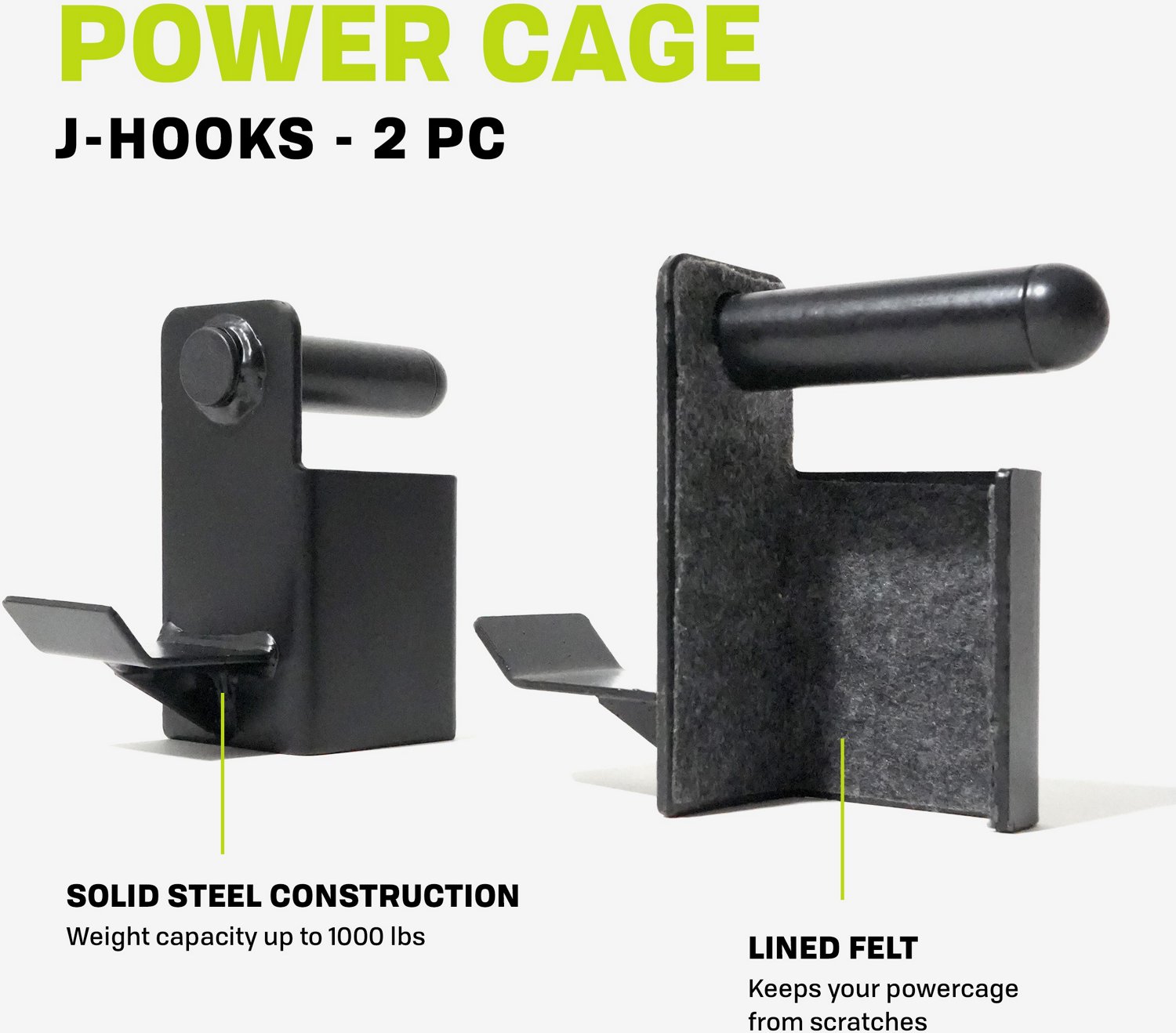 PRCTZ Power Cage JHooks 2Pack Free Shipping at Academy