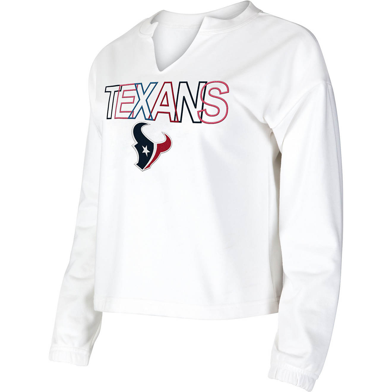 Concepts Sport Women's Houston Texans Sunray Long Sleeve T-shirt                                                                 - view number 1