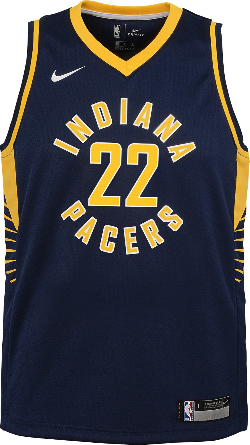 Nike Boys' Indiana Pacers Leaf Swingman Icon Jersey - view number 2