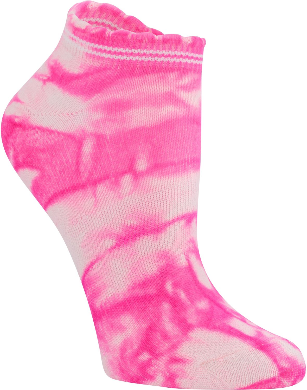 BCG Girls' Tie Dye Quarter Socks 6-Pack                                                                                          - view number 2
