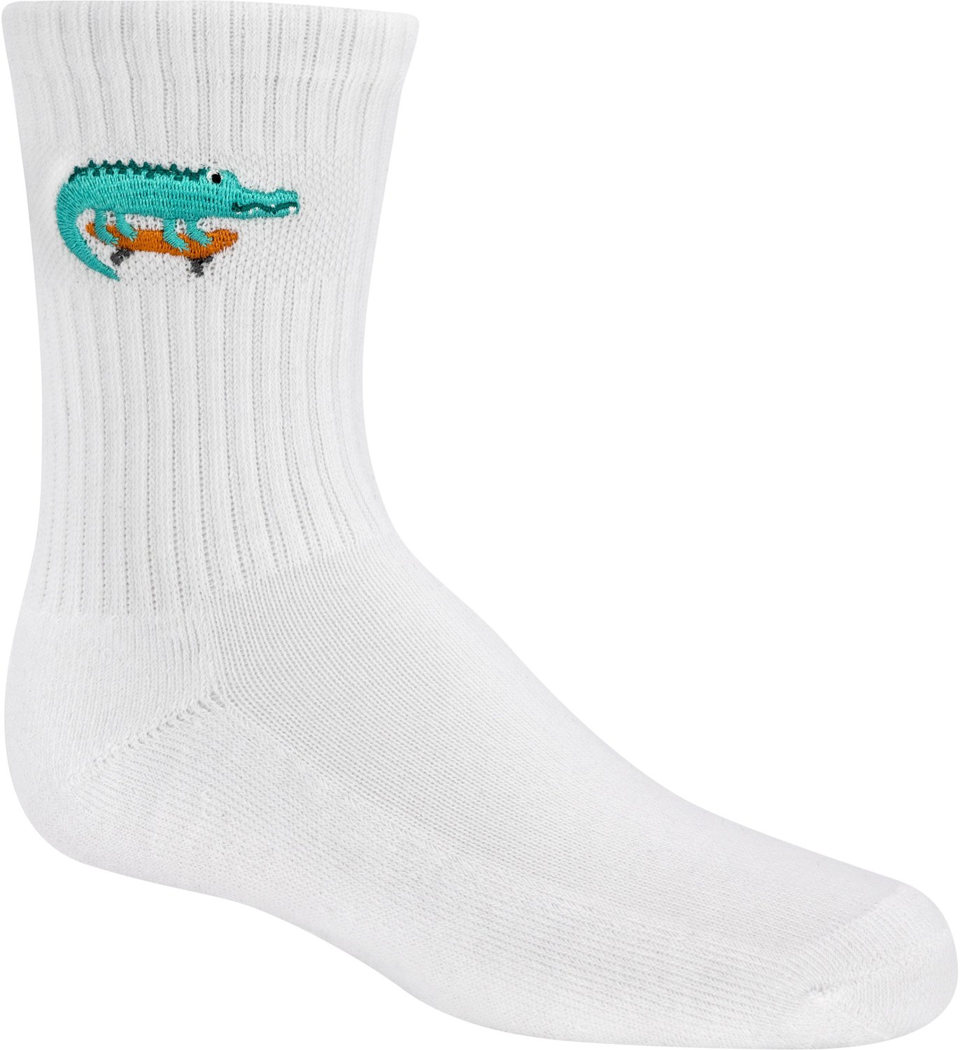 BCG Youth Gator Crew Socks 6Pack Academy