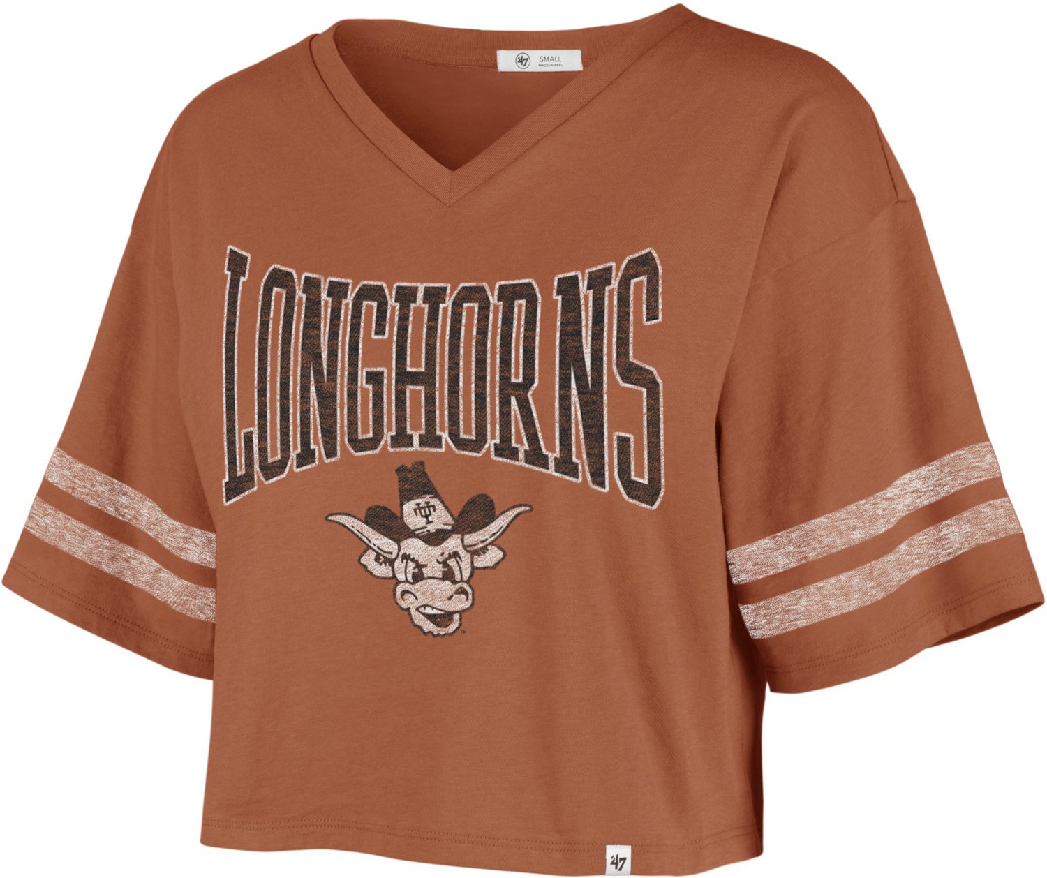 '47 Women's University of Texas Fanfare Sporty Frankie Cropped T-shirt