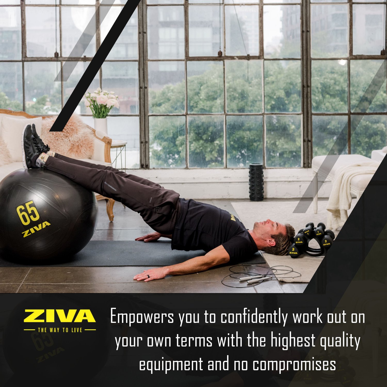 ZIVA Chic Anti-Burst Core Fit Ball - view number 8