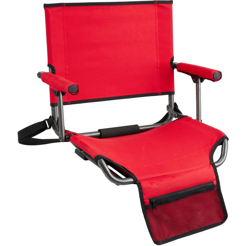 Academy Sports + Outdoors Hard Arm XL Stadium Seat Team Red - Football Equipment